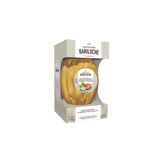 Huevo Bariloche Crocante & Almendras 160g – Regalo Empresarial Premium