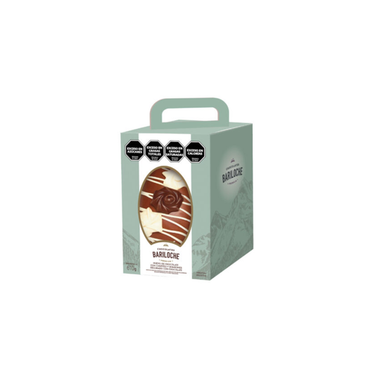 Huevo Bariloche Premium Decorado 610g – Regalo Empresarial Ejecutivo